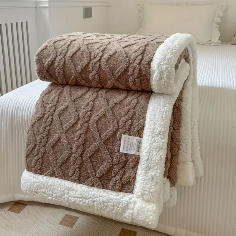 SHERPA THROW BLANKET - 50% OFF TODAY